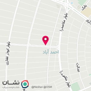 نقشه کلینیک روانشناسی پریسا