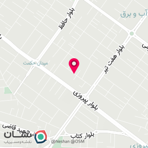 نقشه کافه کتاب خانه تجربه
