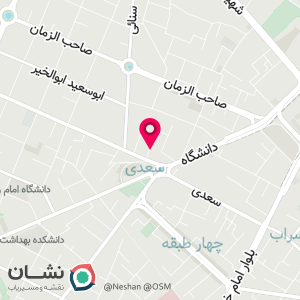 نقشه خانه هنر دستان
