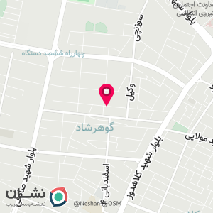 نقشه کافه کتاب یک پاکت تهران