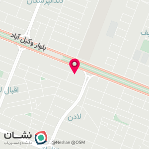 نقشه نگارخانه رادین